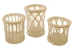 043 staklene vaze i svećnjaci